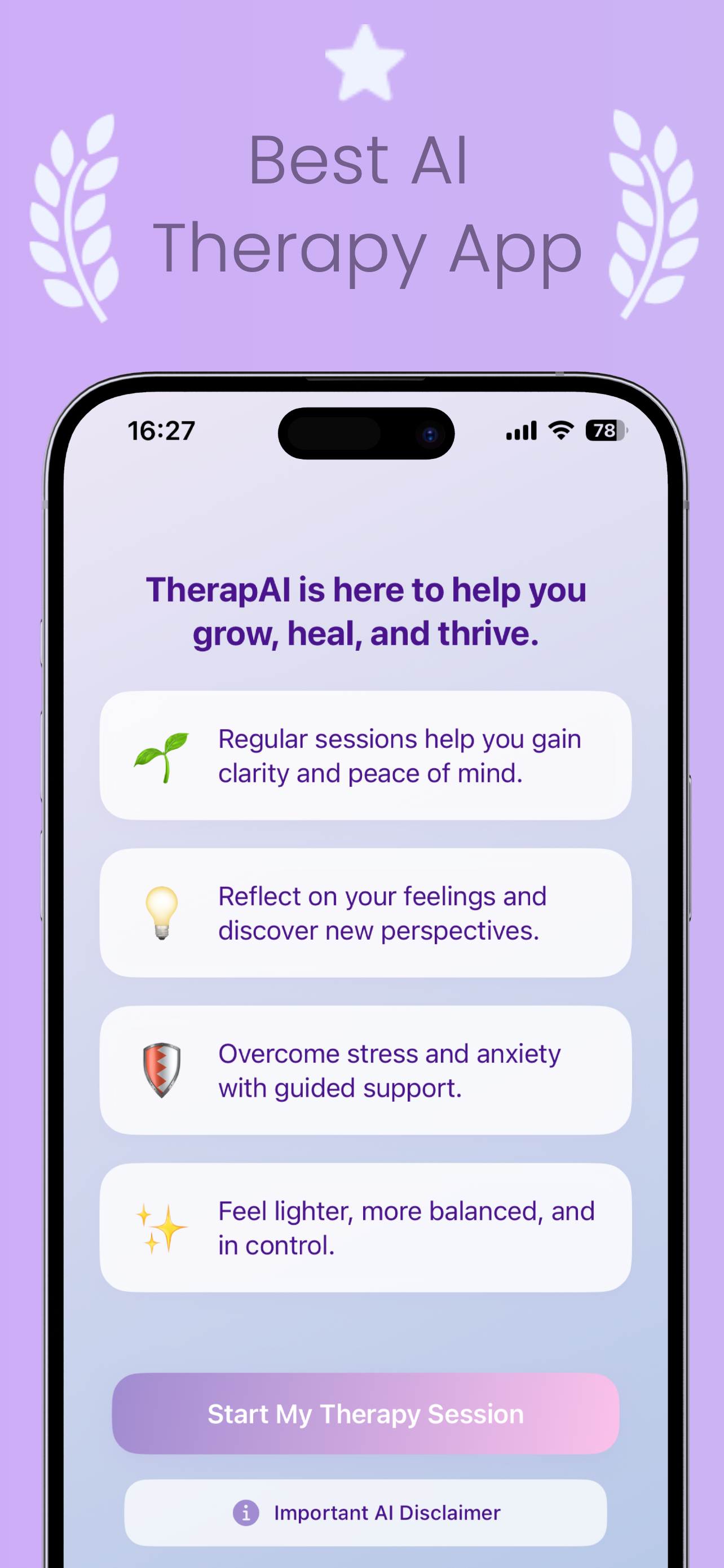 TherapAI Screenshot 1
